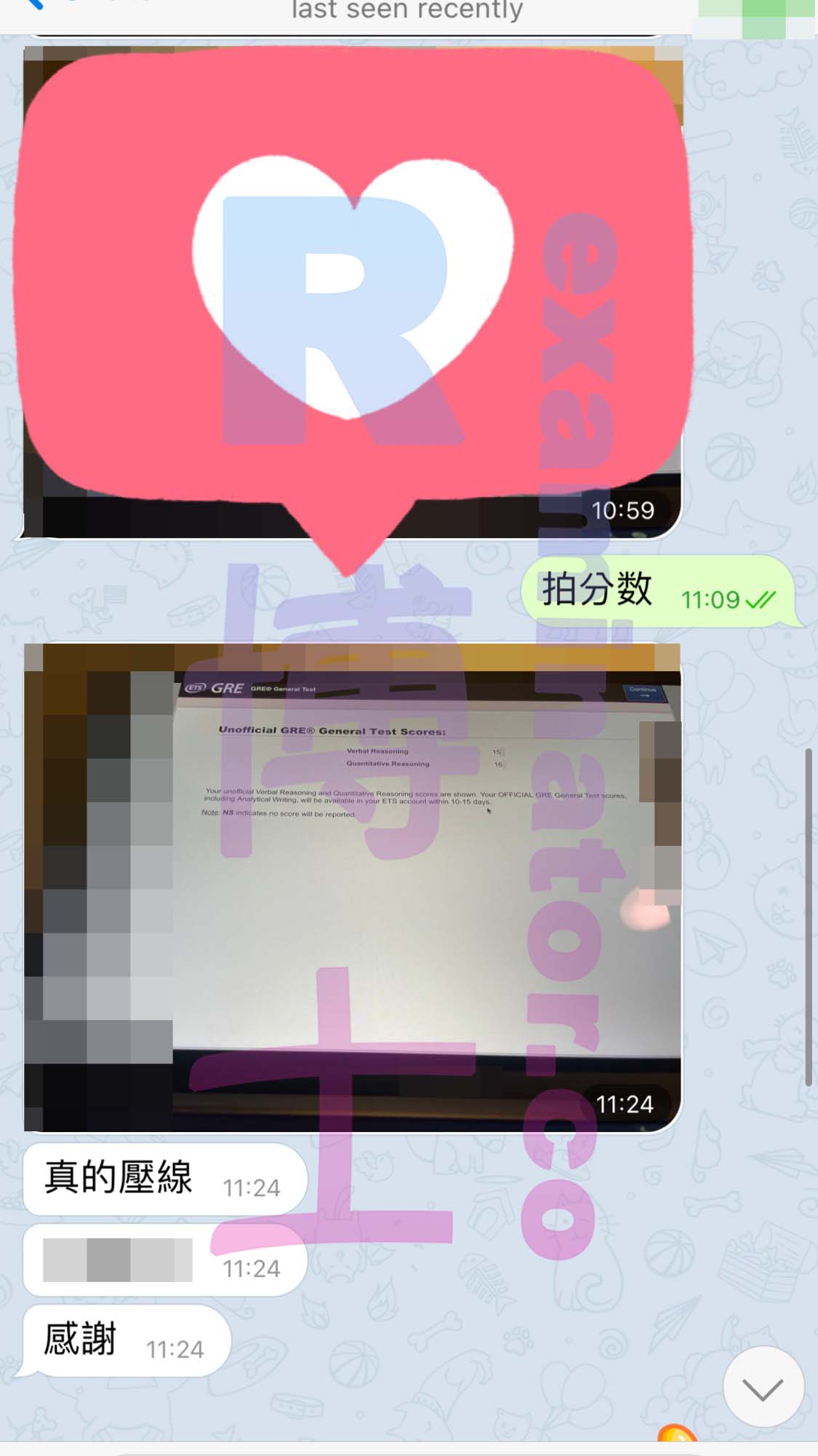 screenshot of chat logs for GREでの不正行為 success story #133