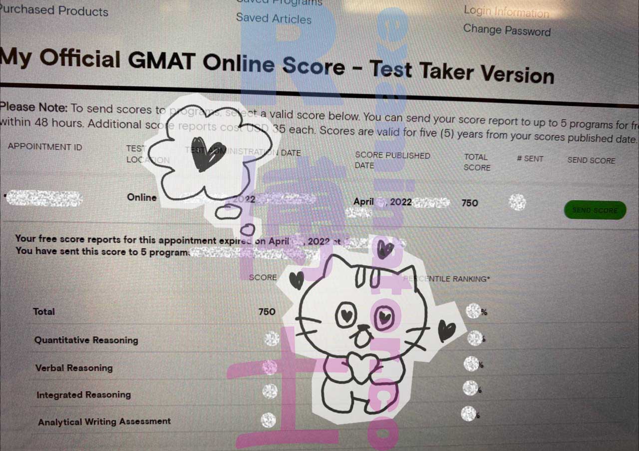 Le client a payé la totalité d'avance !🤯 J'ai reçu le rapport de score officiel du GMAT en ligne ! C'est le genre de client dont on ne se lasse pas. Une claque pour ceux qui exigent des acomptes de 0 % 🤣
