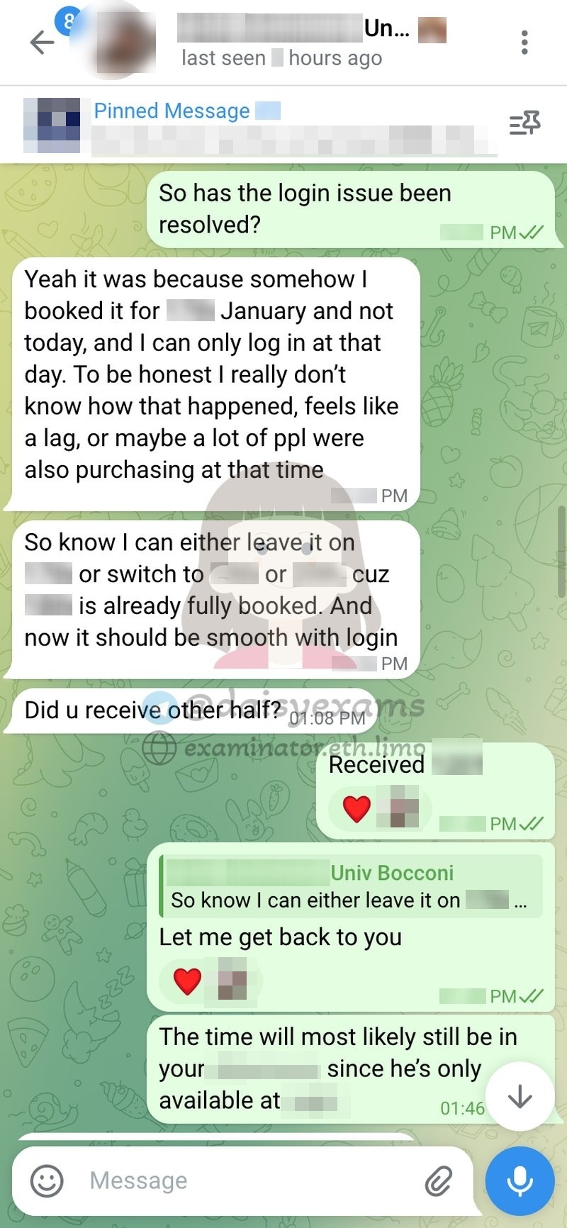 Bocconi 硕士入学考试代考：登入问题解决