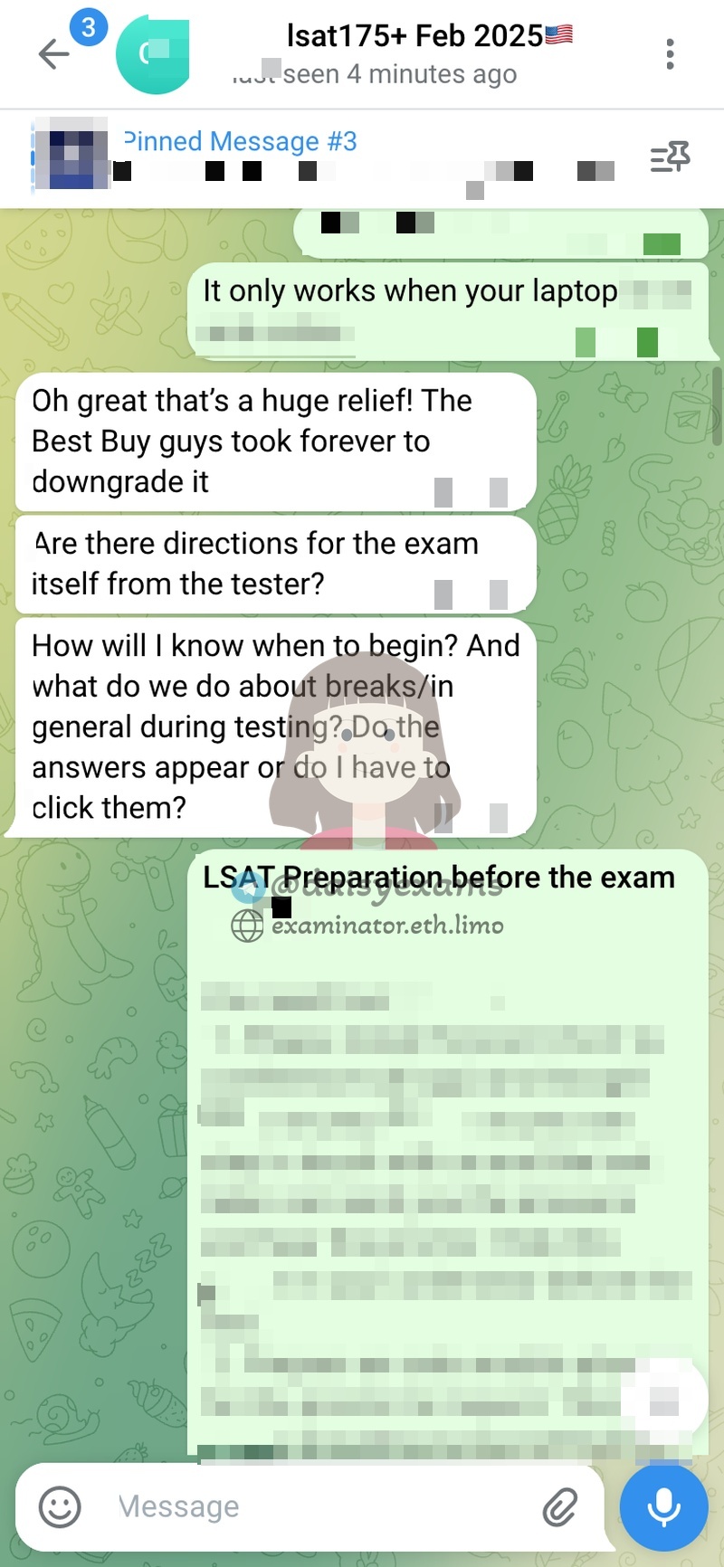 Detalles de la Preparación LSAT