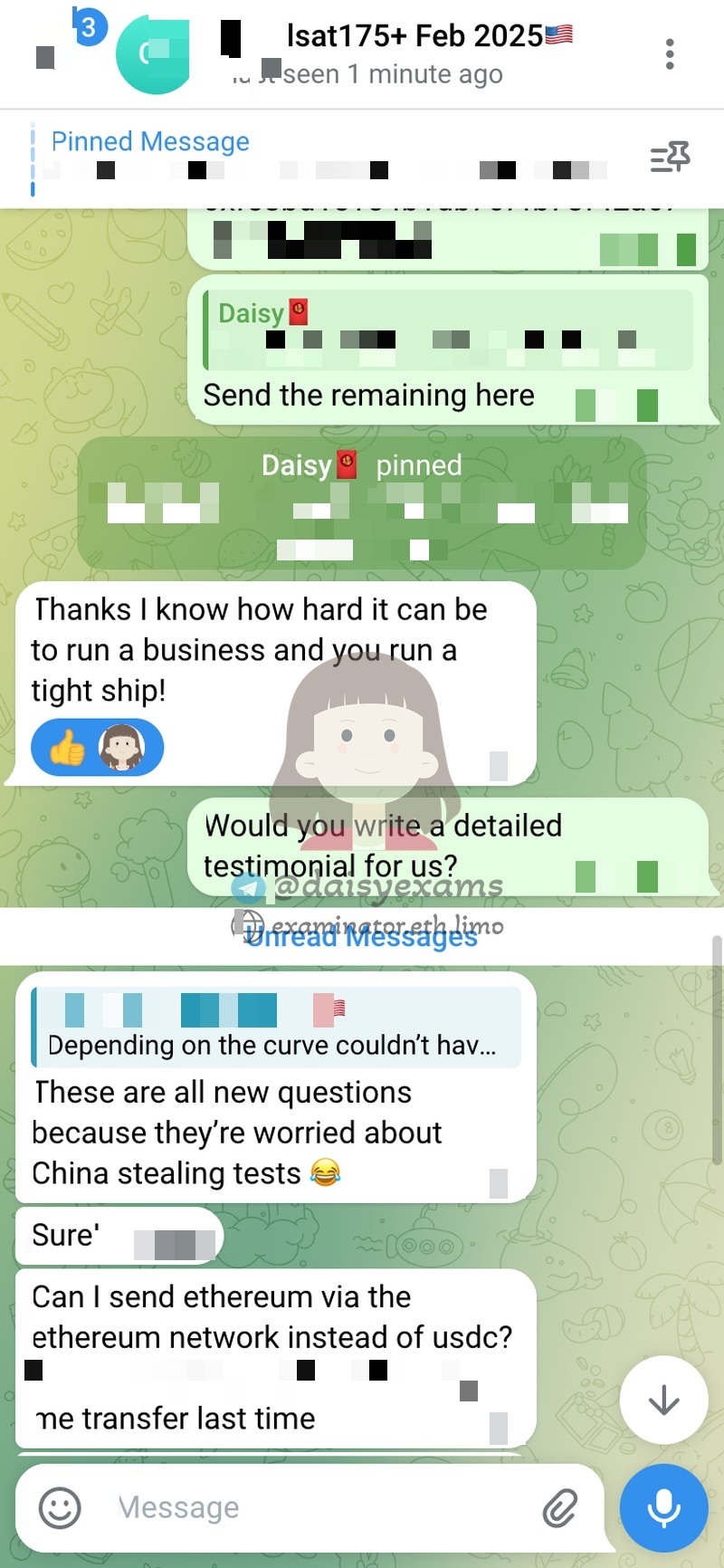 LSAT Cheating: Business Testimonial Request