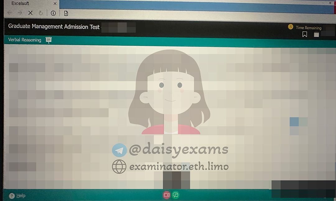 screenshot of chat logs for [GMAT 부정행위] success story #424
