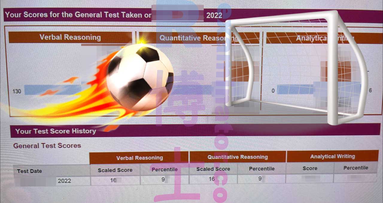 "¡Definitivamente un gran servicio, muy profesional! ¡Vale mucho la pena!" La puntuación oficial de más de 330 en el GRE Test at Home ha llegado para nuestro cliente referido de Hong Kong🇭🇰 😸⚽ Entiendo que muchos de ustedes no son tan proactivos cuando llegan las puntuaciones oficiales. Necesitamos solicitártelas. Danos una reseña y puedes seguir actuando como si nunca hubieras utilizado nuestros servicios 🤣