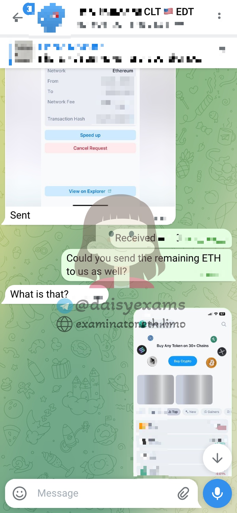 SAT代考保分成功案例#743的与客户对话截图