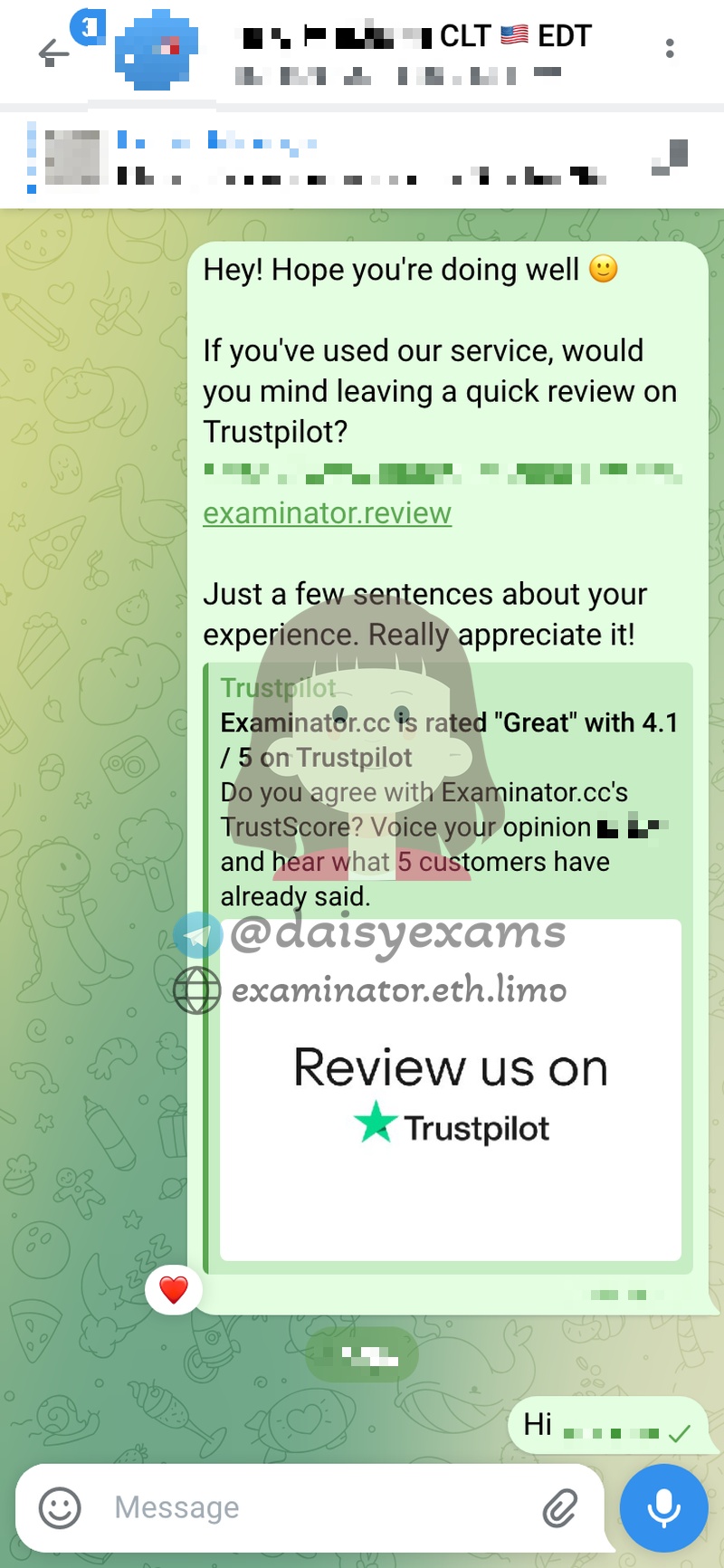 Request Review Trustpilot