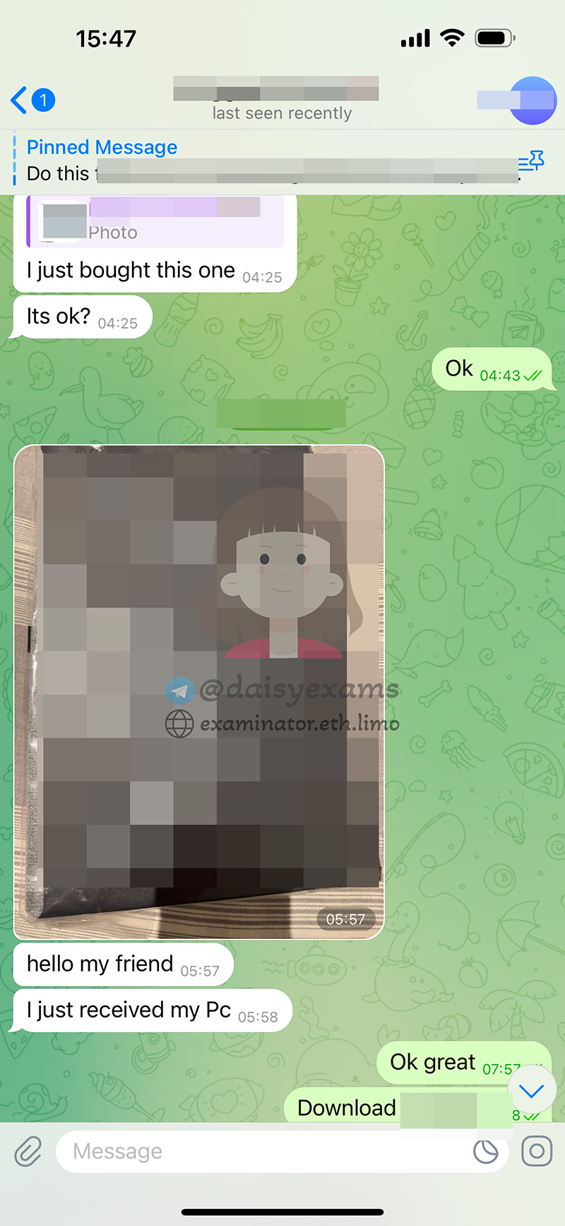 daisy examinator 挽救托福作弊客户