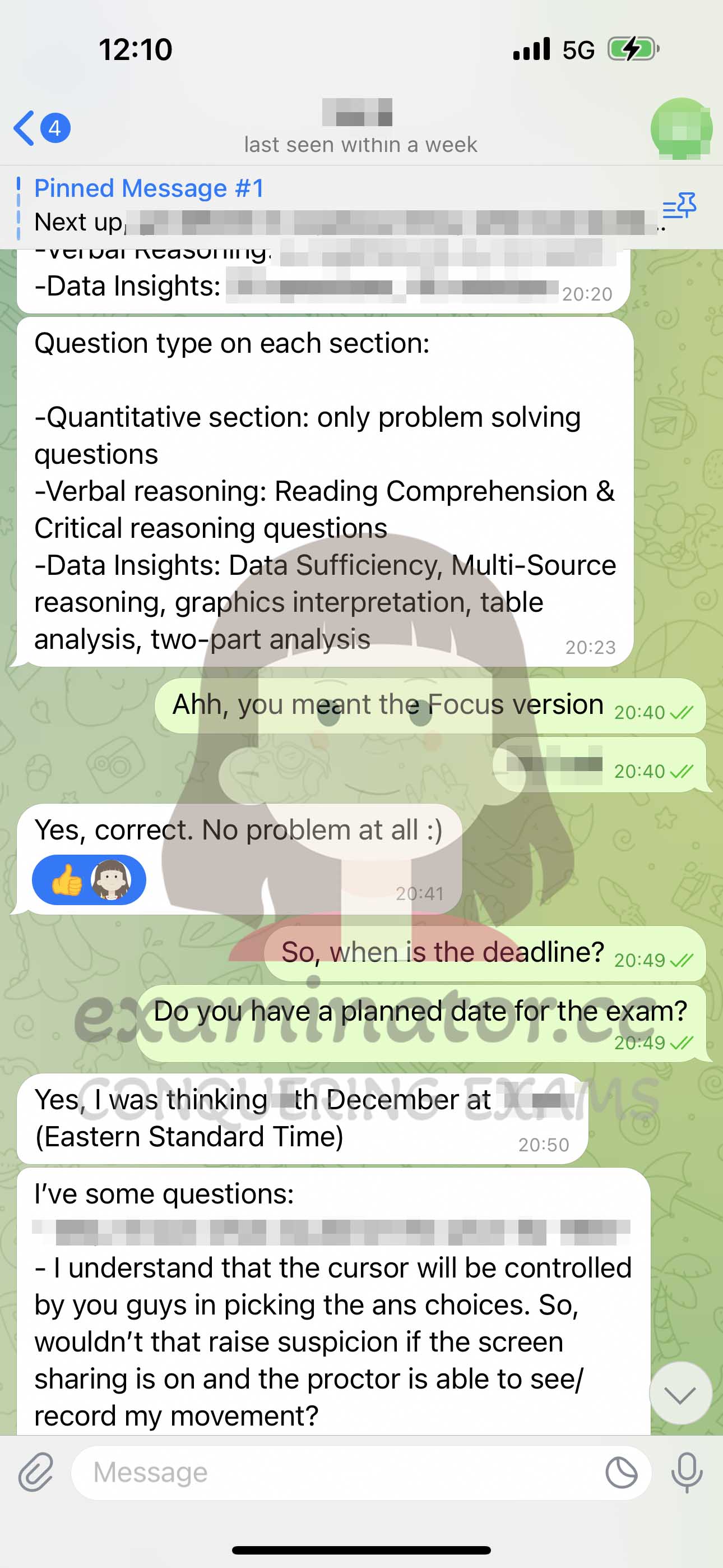 screenshot of chat logs for [Trampa en GMAT] success story #386