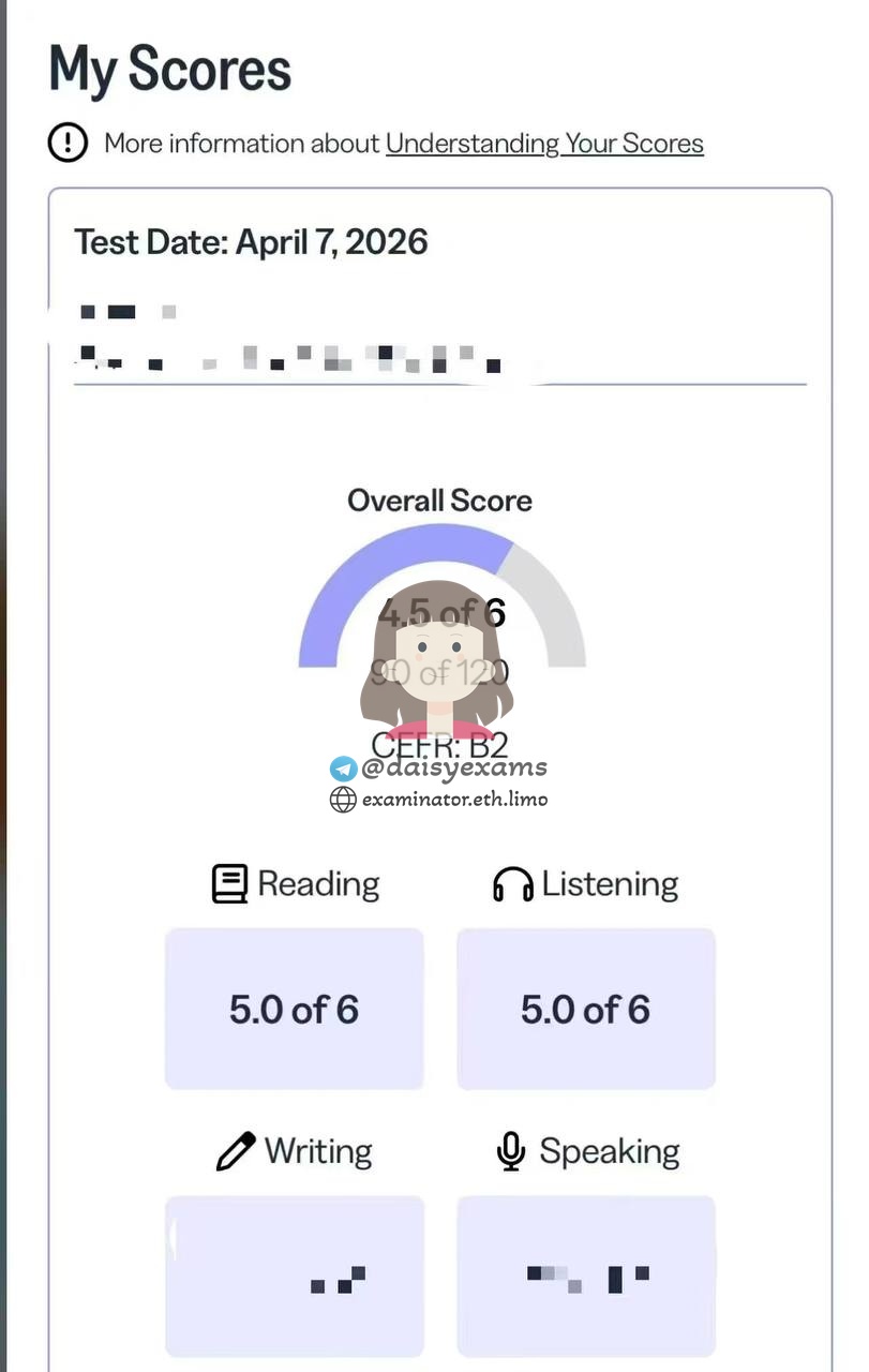 screenshot of chat logs for Trampa en TOEFL success story #741