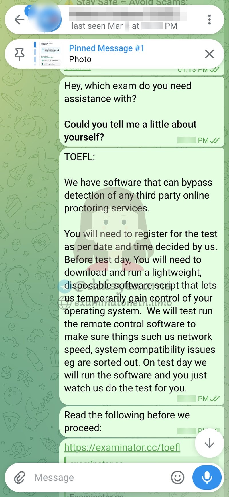How the TOEFL Home Edition bypass works — software that hides the remote assistance from the proctoring